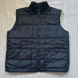 Men's Black Puffer Vest Lining